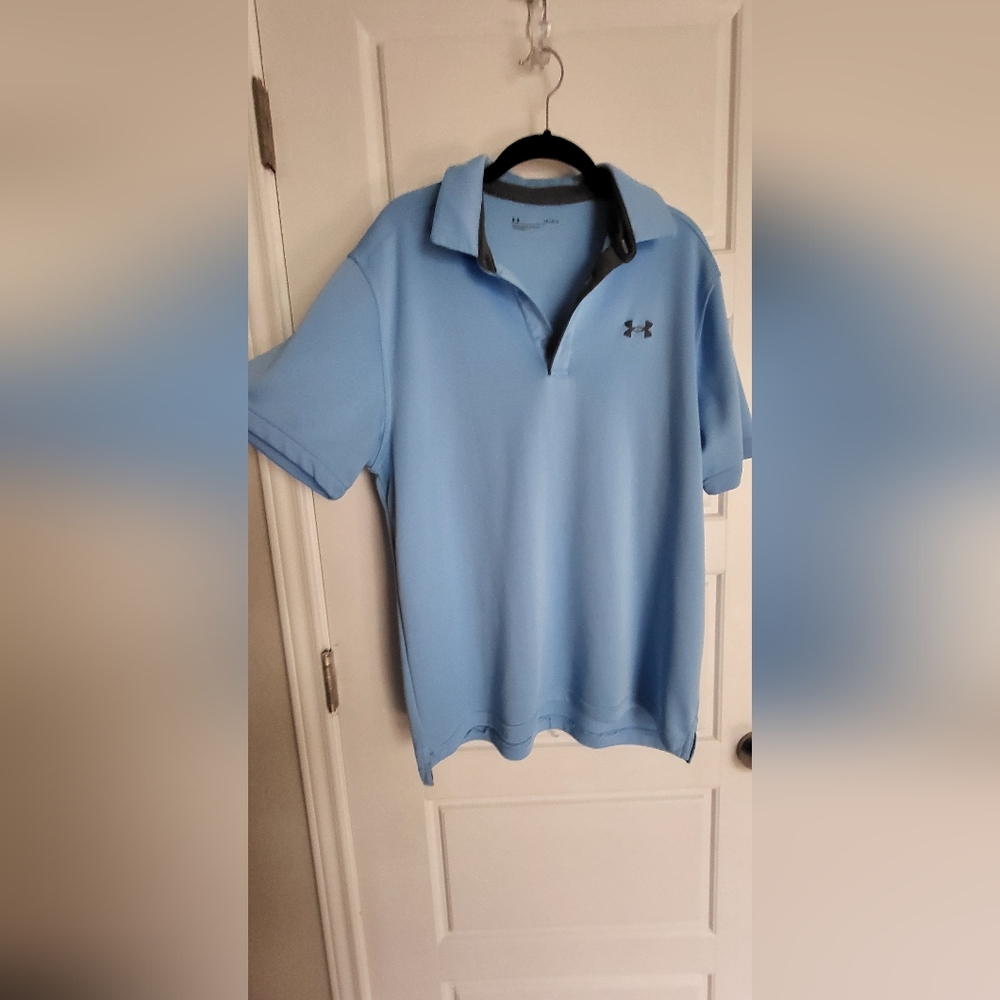 Under Armour Blue Polo Shirt